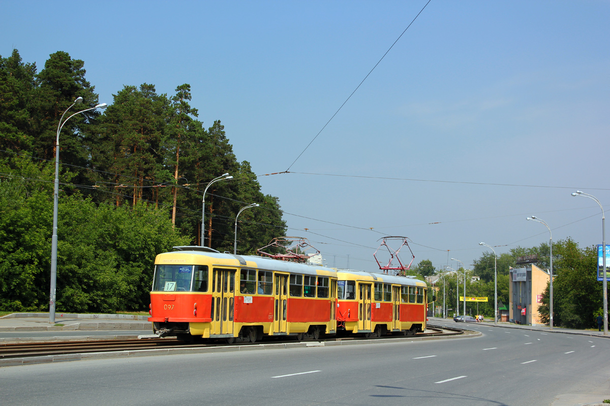 Jekaterinburga, Tatra T3SU (2-door) № 097