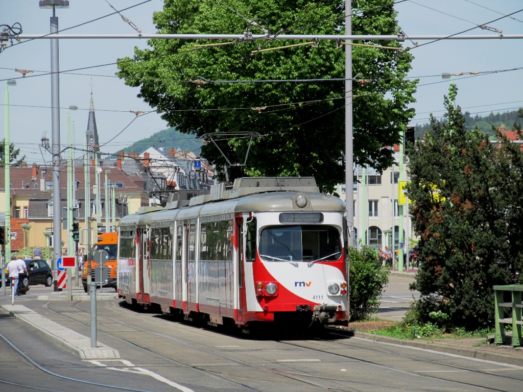 Rhein-Neckar, Duewag GT8K č. 4111