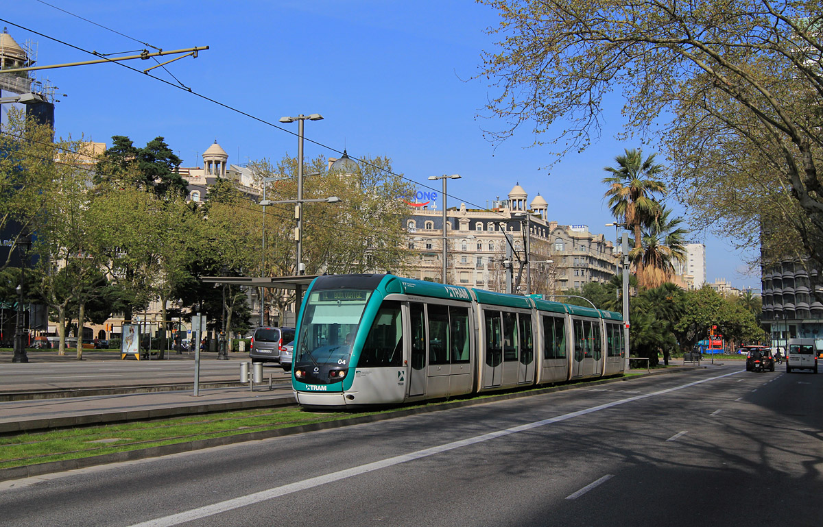 Барселона, Alstom Citadis 302 № 04