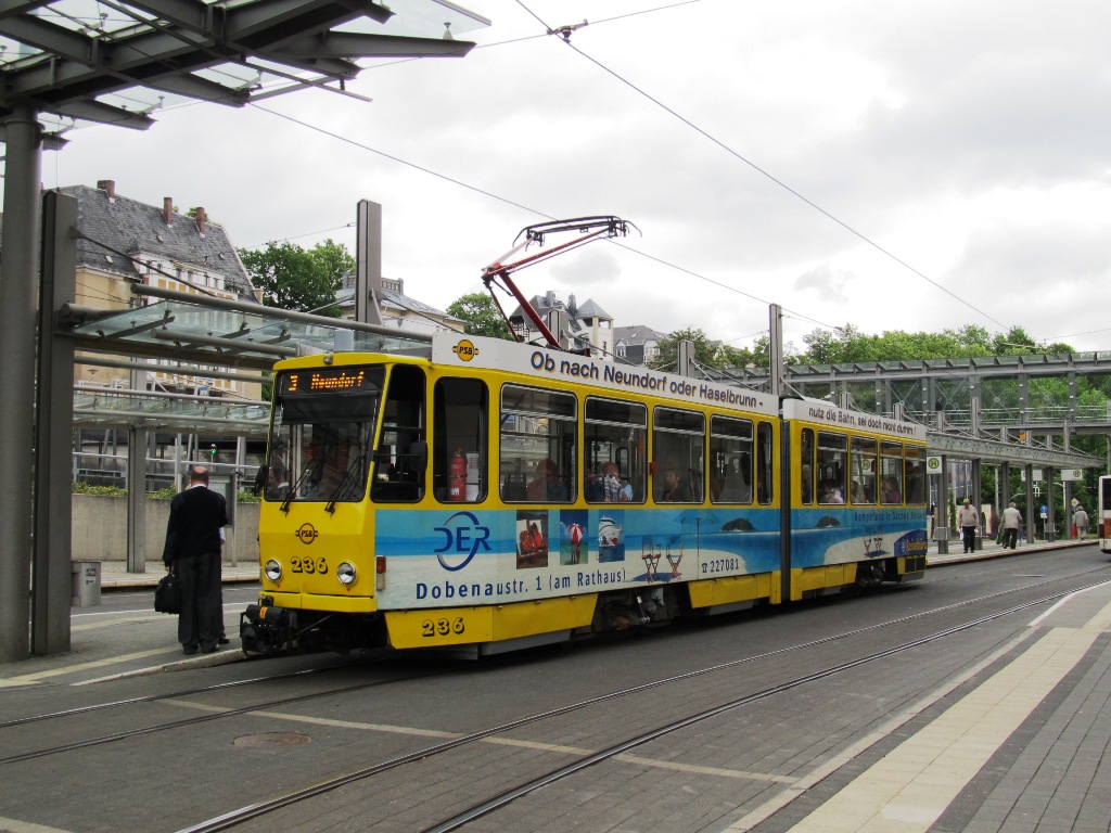 Plauen, Tatra KT4DMC č. 236