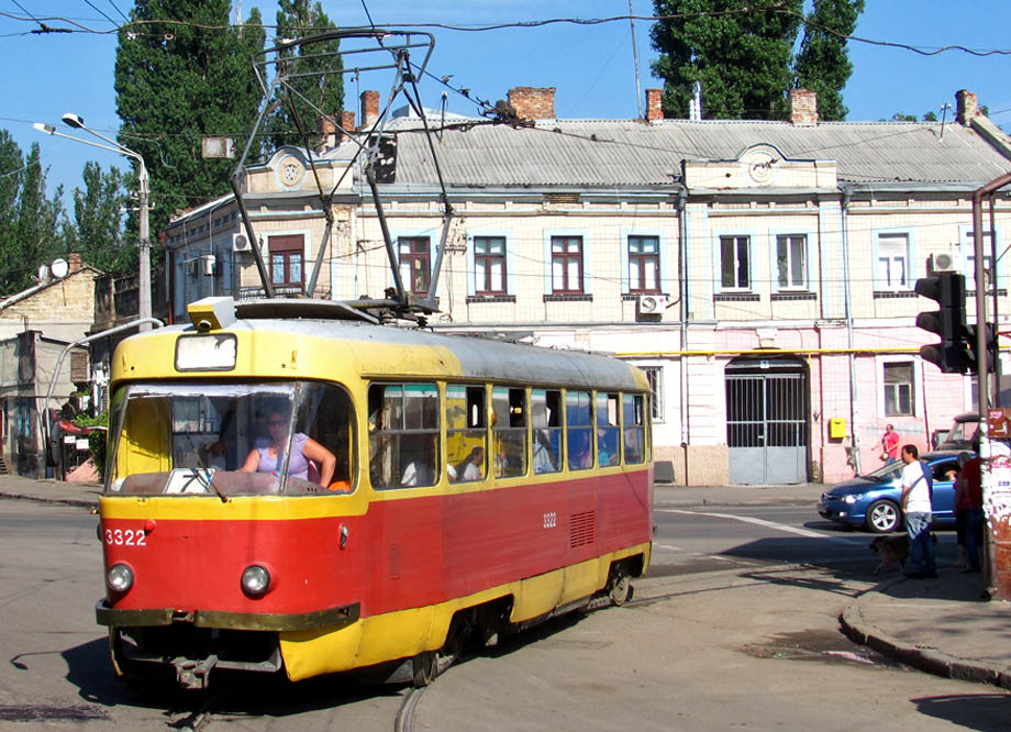 Одесса, Tatra T3SU № 3322