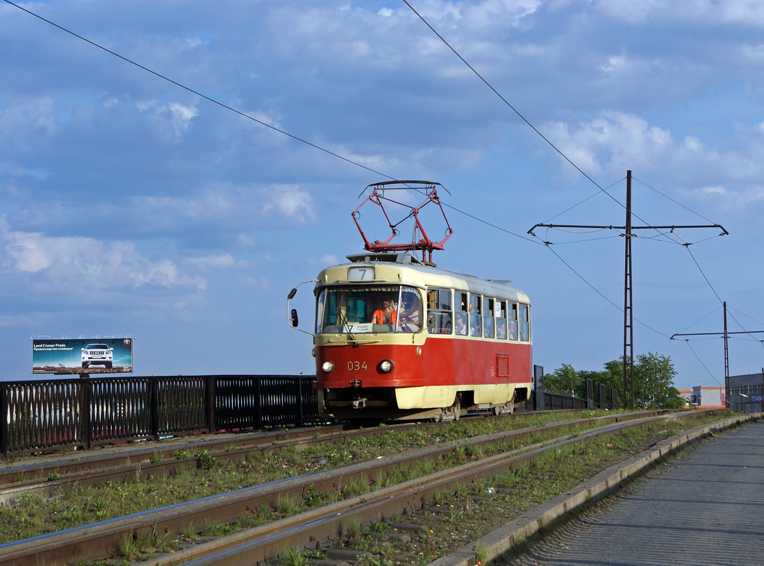 Yekaterinburg, Tatra T3SU (2-door) № 034