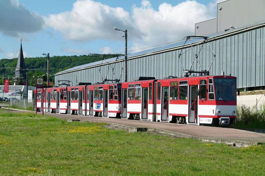 Erfurt, Tatra KT4DC № 520; Erfurt — Tatra KT4D+KT4D+KT4D 3-car Trains
