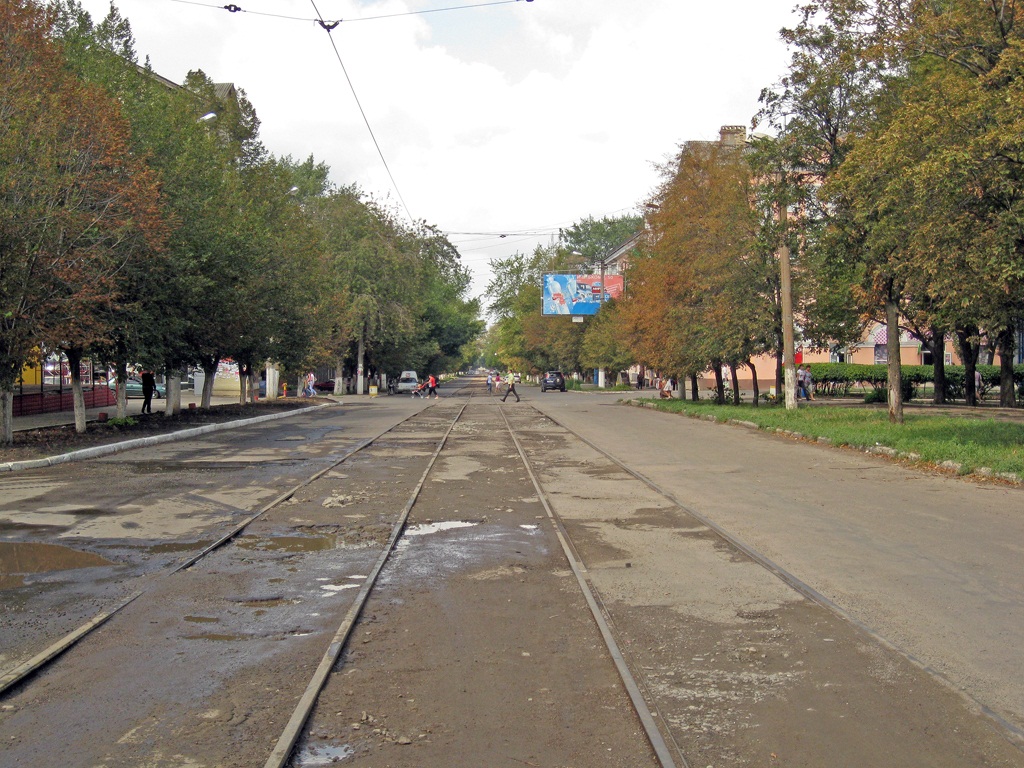 Horļivka — Tram lines