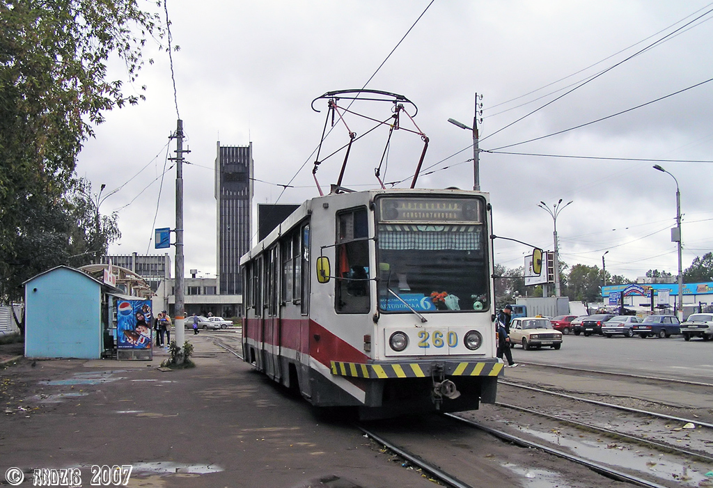 Tver, 71-608K # 260; Tver — Streetcar lines: Central district