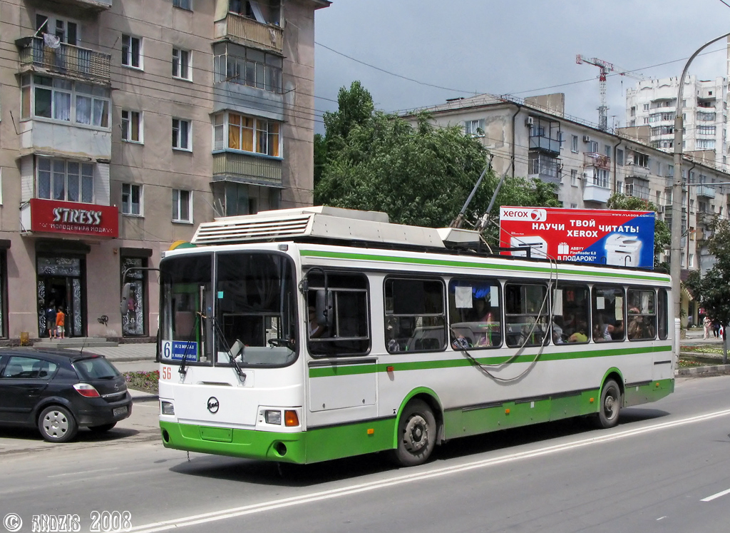Novorosijskas, LiAZ-5280 (VZTM) nr. 56