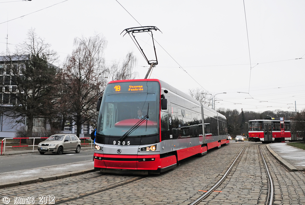 Прага, Škoda 15T1 ForCity Alfa Praha № 9205