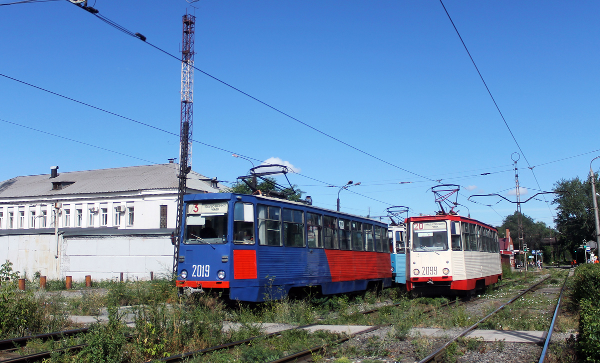 Chelyabinsk, 71-605 (KTM-5M3) nr. 2019; Chelyabinsk, 71-605 (KTM-5M3) nr. 2099