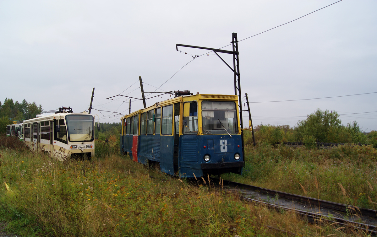 Волчанск, 71-605 (КТМ-5М3) № 8; Волчанск — Трамвайное депо и кольцо "Волчанка"