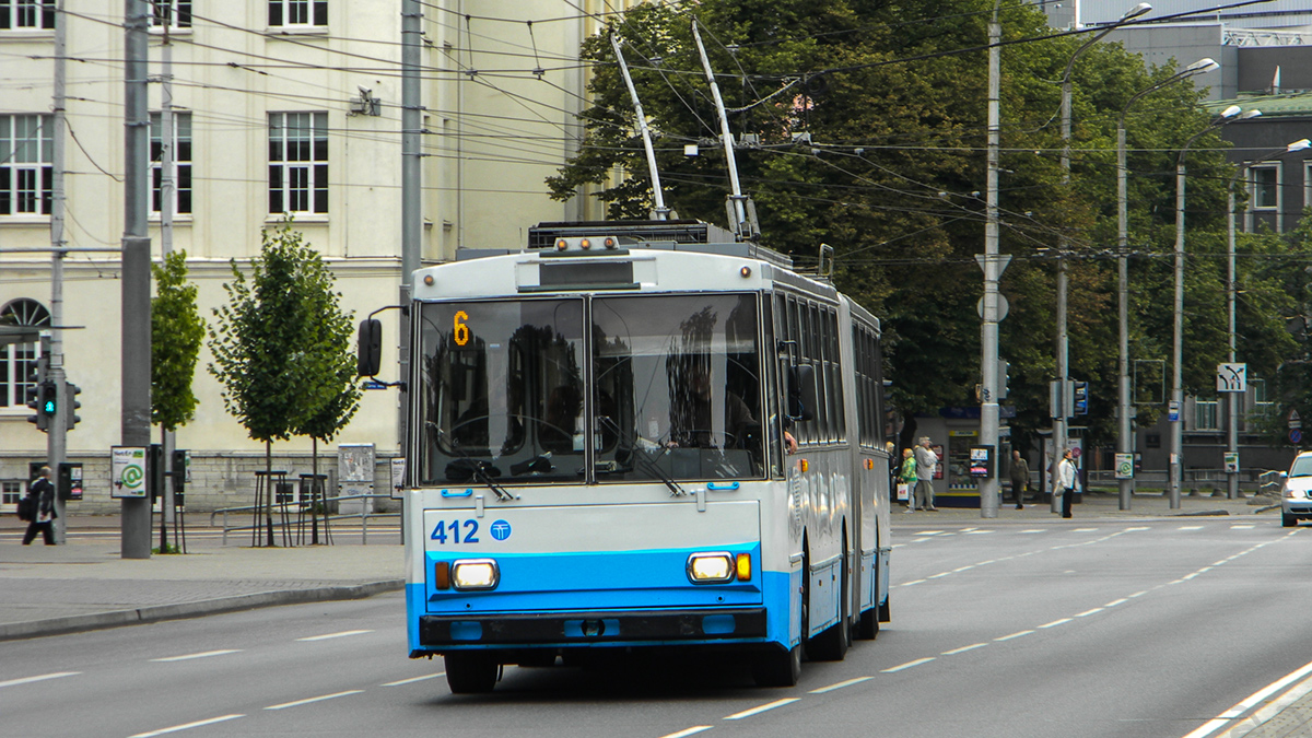 Таллин, Škoda 15Tr02/6 № 412