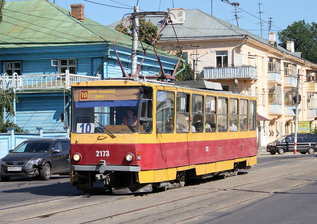 Oulianovsk, Tatra T6B5SU N°. 2173