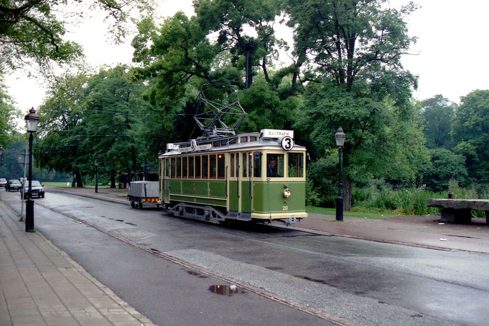 Malmö, ASEA 2-axle motor сar № 20