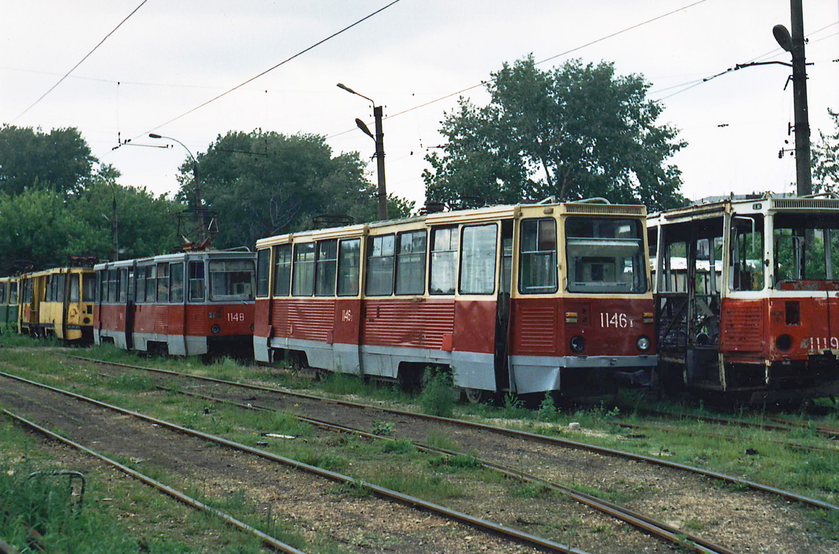 Lipetsk, 71-605A № 1148; Lipetsk, 71-605A № 1146; Lipetsk — Tram depot #1