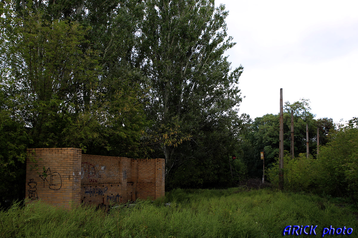 Konsztantinovka — Abandoned tramway lines