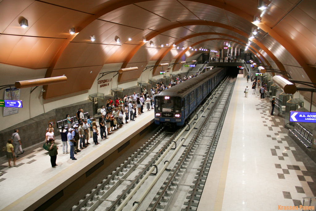 Sofia — Metro — [2] Second Subway diameter — blue line; Sofia — Opening of “Lomsko Shose”— “James Bourchier ” metro line at 31 August 2012