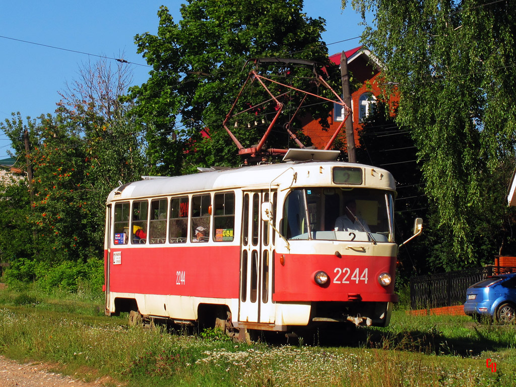 Ижевск, Tatra T3SU (двухдверная) № 2244