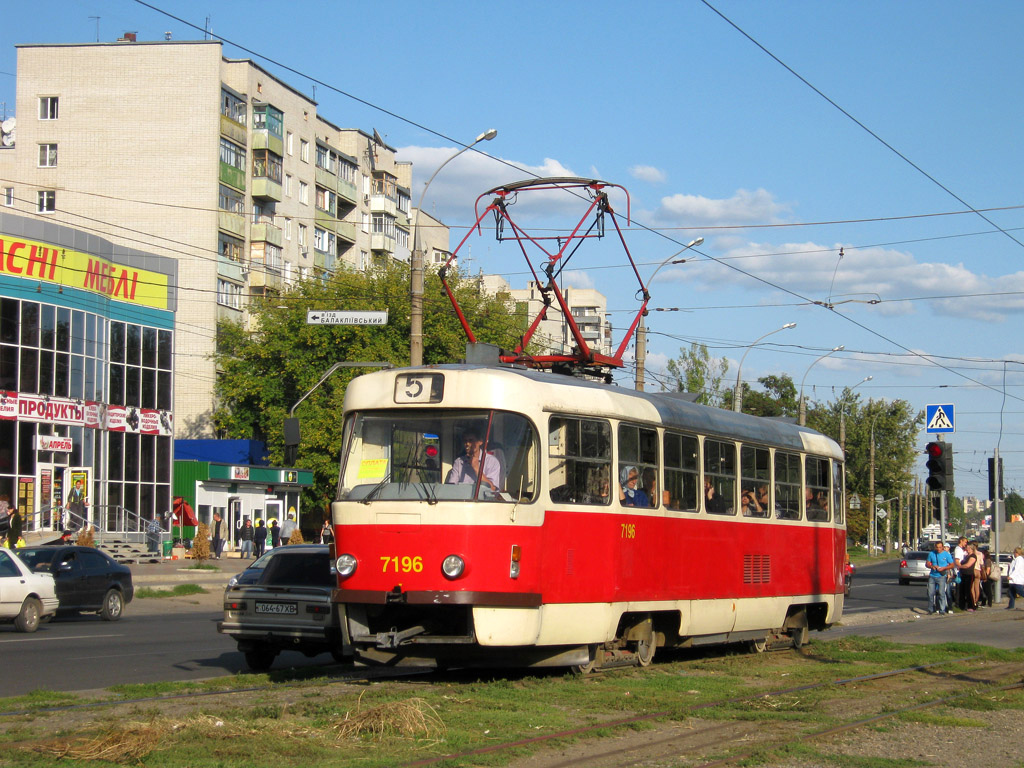 Харьков, Tatra T3SUCS № 7196