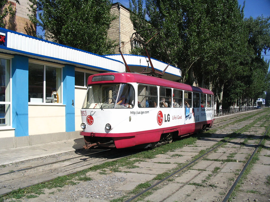 Донецк, Tatra T3SU № 953