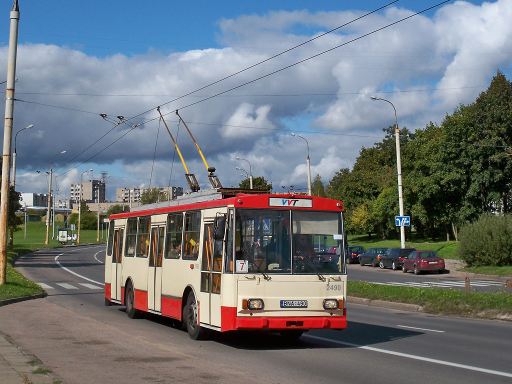 Vilnius, Škoda 14Tr02/6 č. 2490