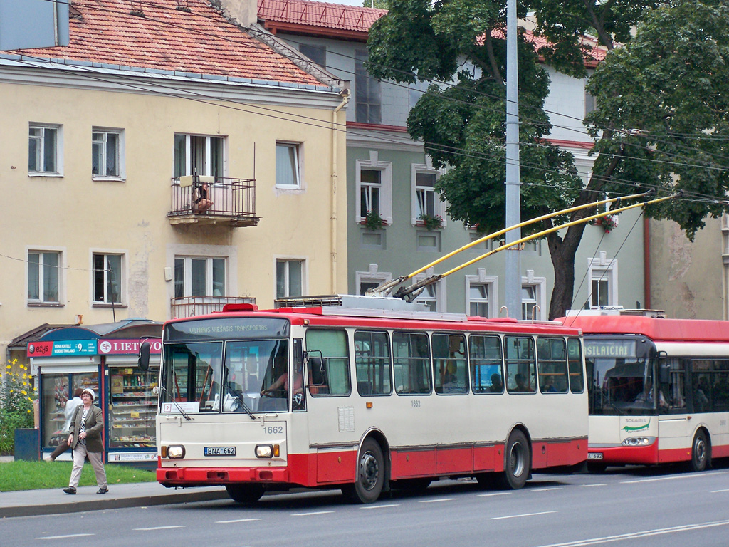 Vilnius, Škoda 14Tr17/6M Nr. 1662; Vilnius — Planned service disruptions (detours)