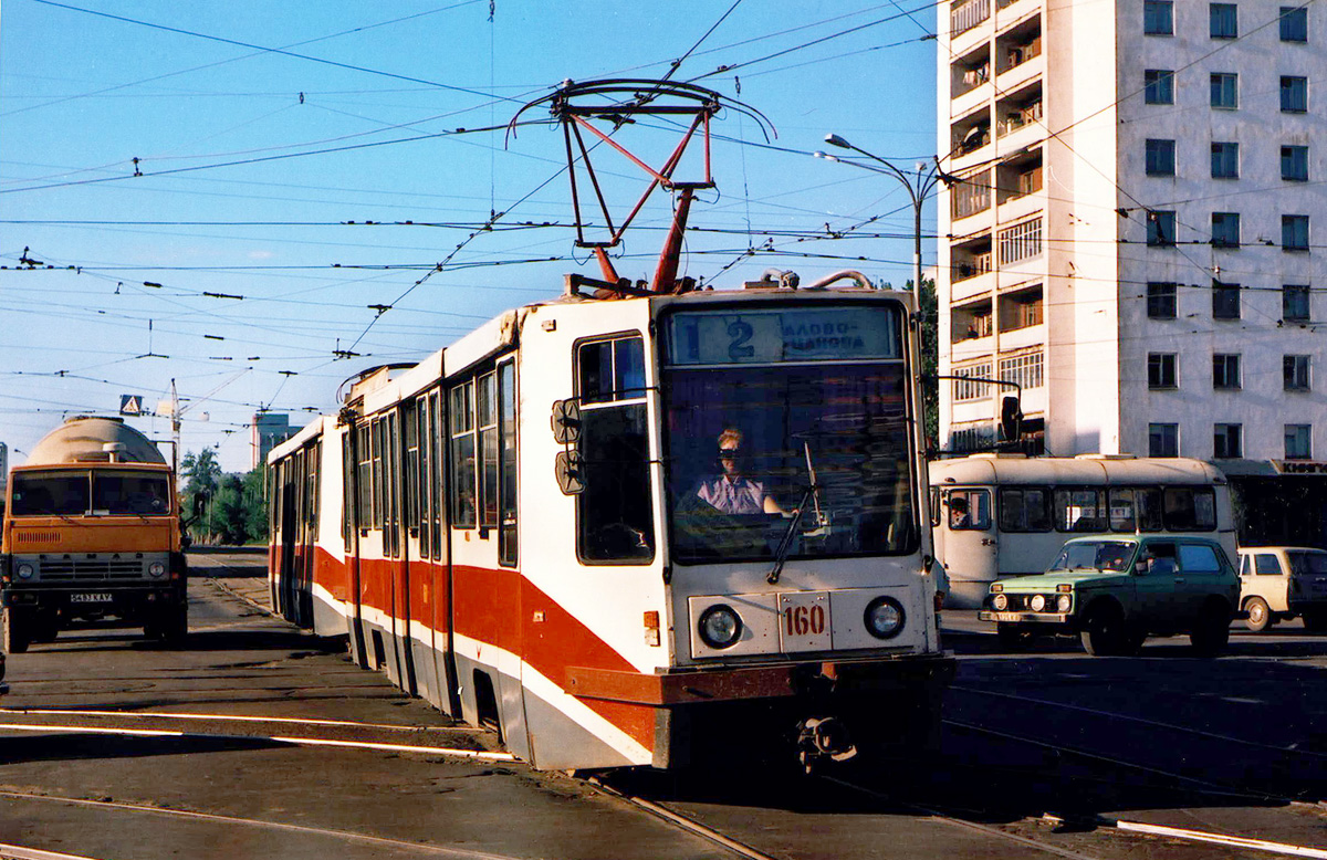 Тверь, 71-608К № 160; Тверь — Тверской трамвай в 1990-е гг.