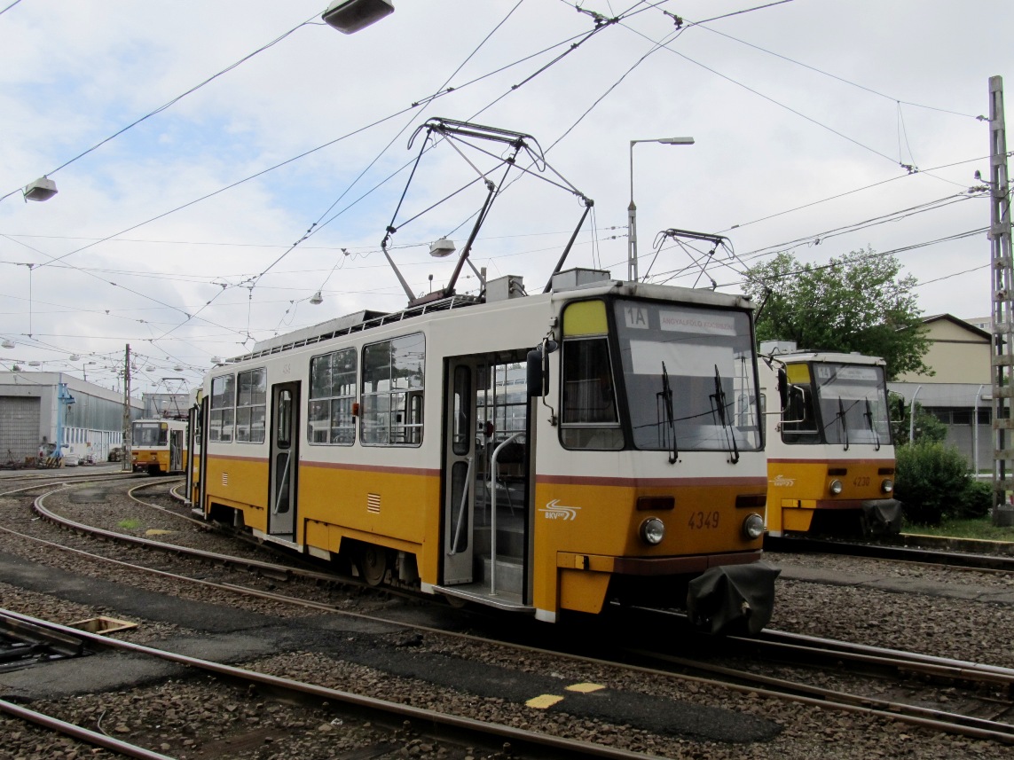 Будапешт, Tatra T5C5 № 4349; Будапешт — Трамвайные депо