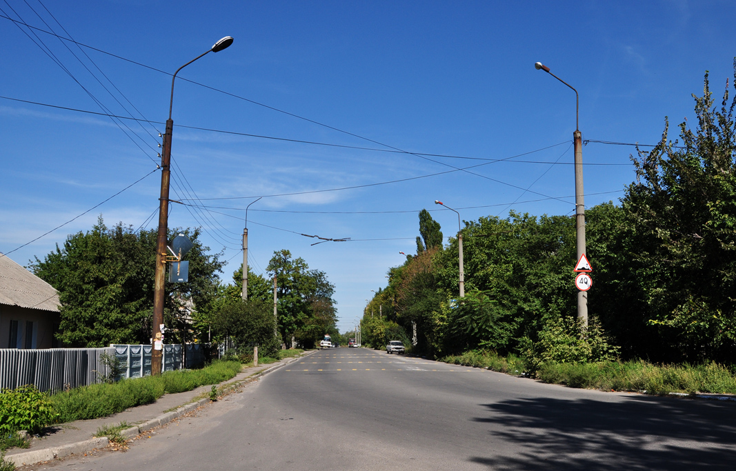 Makiivka — Abandoned trolleybus lines