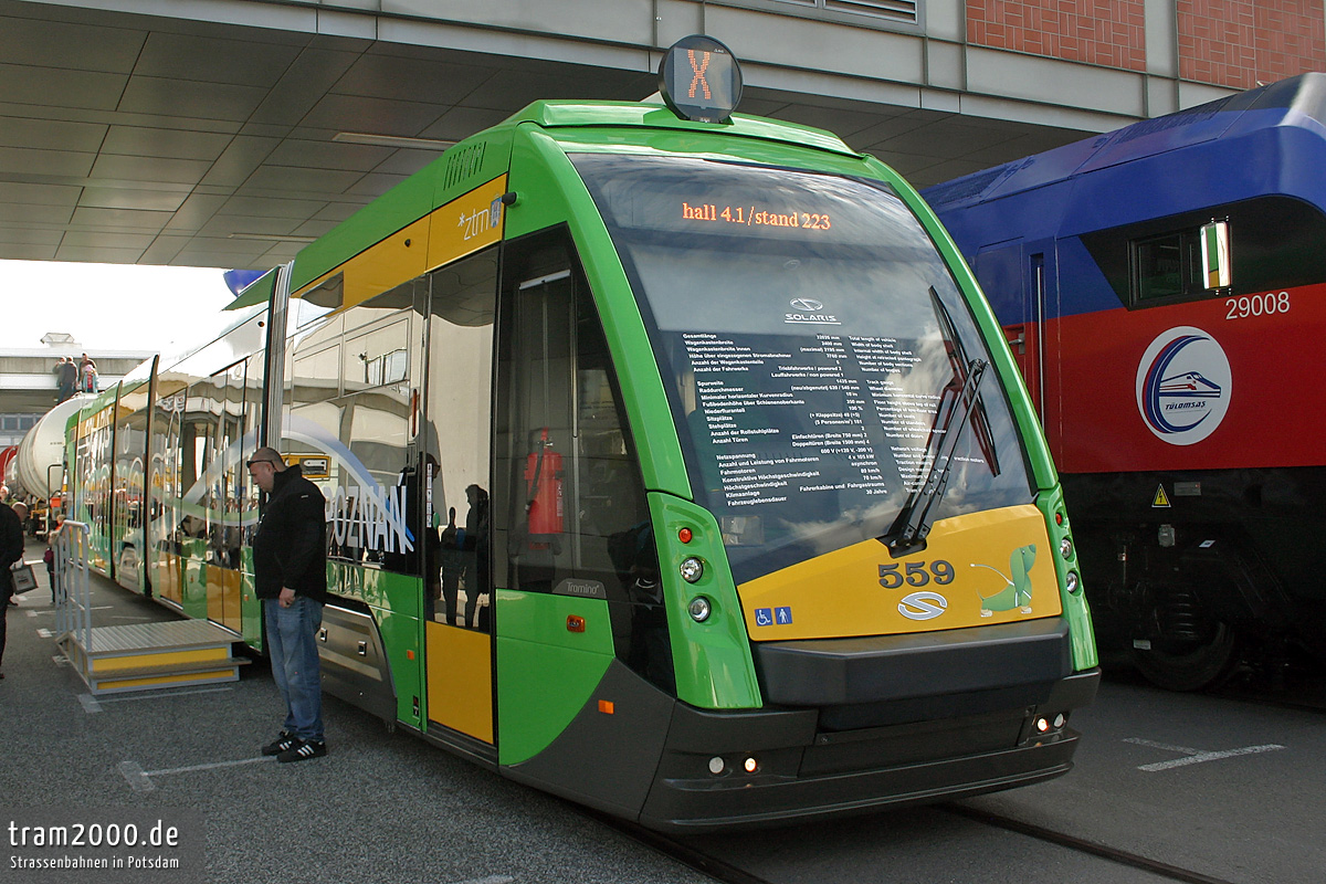 Poznań, Solaris Tramino S105p # 559; Berliini — InnoTrans 2012