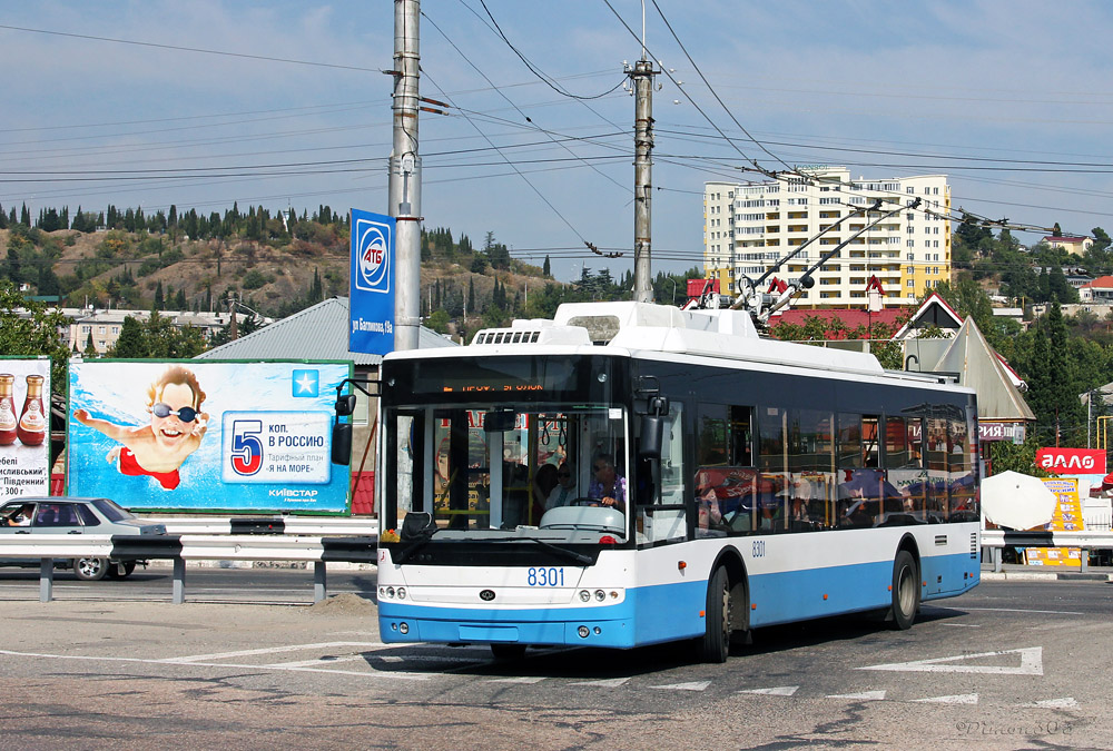 Crimean trolleybus, Bogdan T70110 # 8301