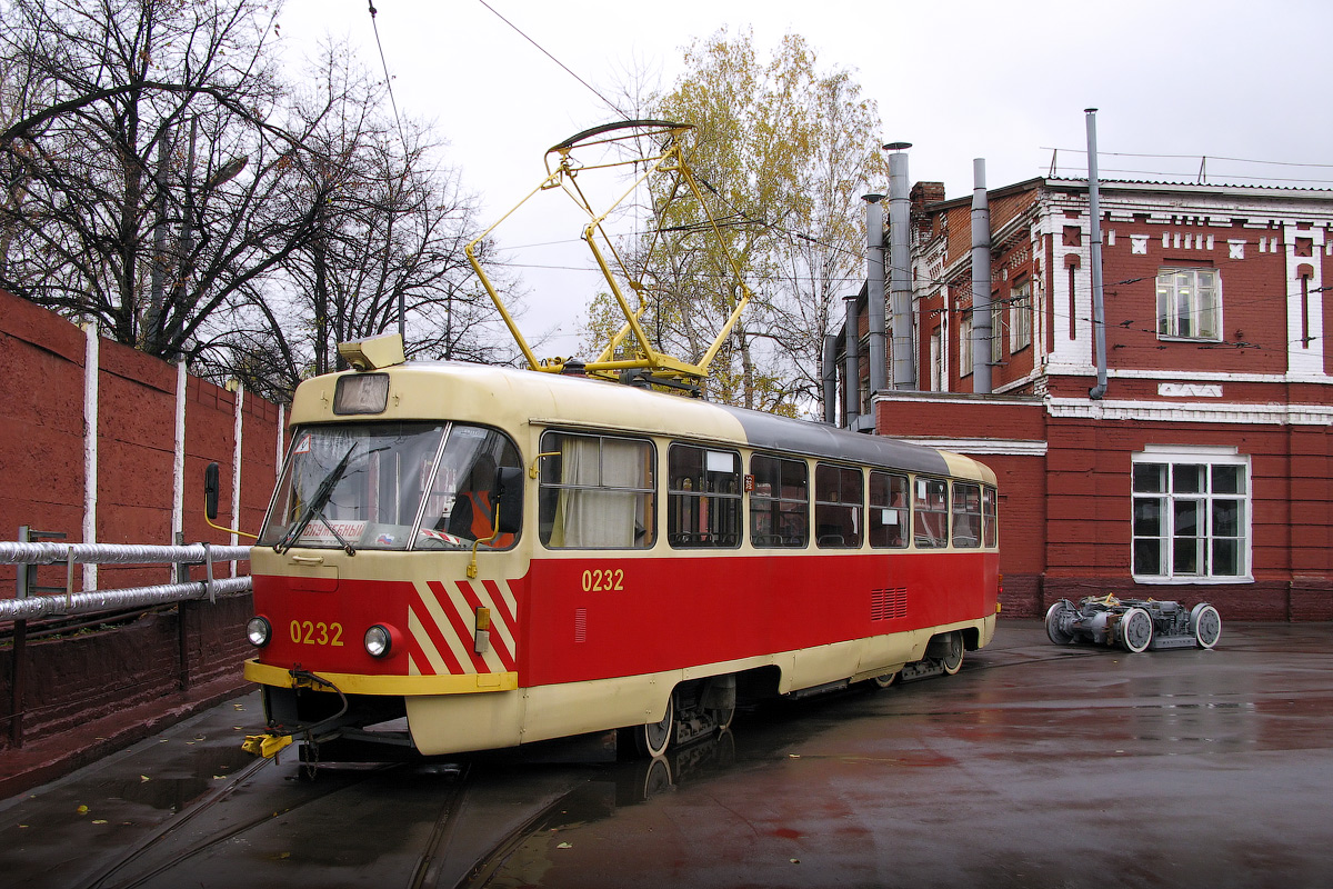 Moscow, Tatra T3SU # 0232; Moscow — SVARZ plant