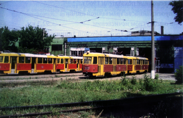 Zaporizhzhia, Tatra T3SU № 763; Zaporizhzhia, Tatra T3SU № 757
