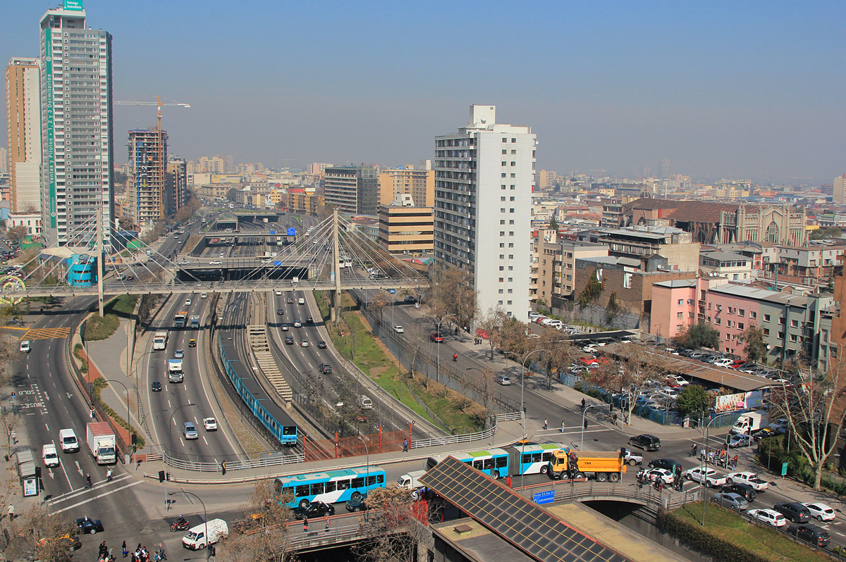 Santiago, Alstom NS-74 nr. 3043; Santiago — Metro — Line 2