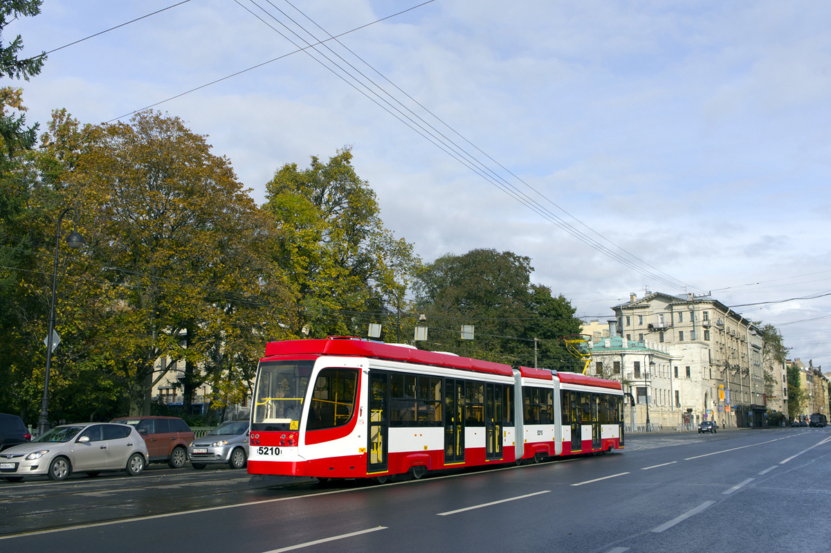 Saint-Petersburg, 71-631-01 č. 5210; Saint-Petersburg — Petersburg tram 105 anniversary, parade of cars
