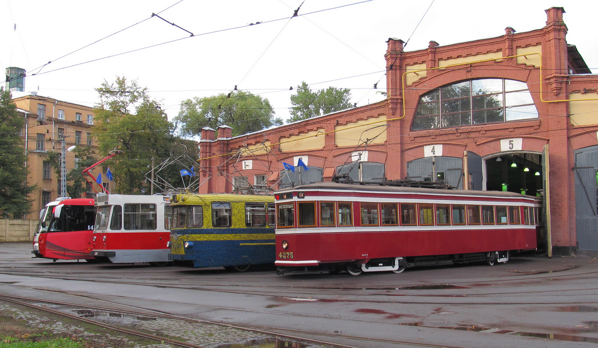 Saint-Petersburg, LM-33 № 4275; Saint-Petersburg — Petersburg tram 105 anniversary, parade of cars