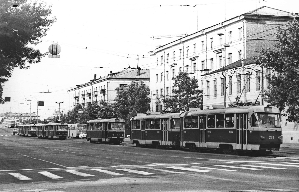 Тверь, Tatra T3SU № 201; Тверь — Старые фотографии (1917—1991); Тверь — Трамвайные линии: Центральный район