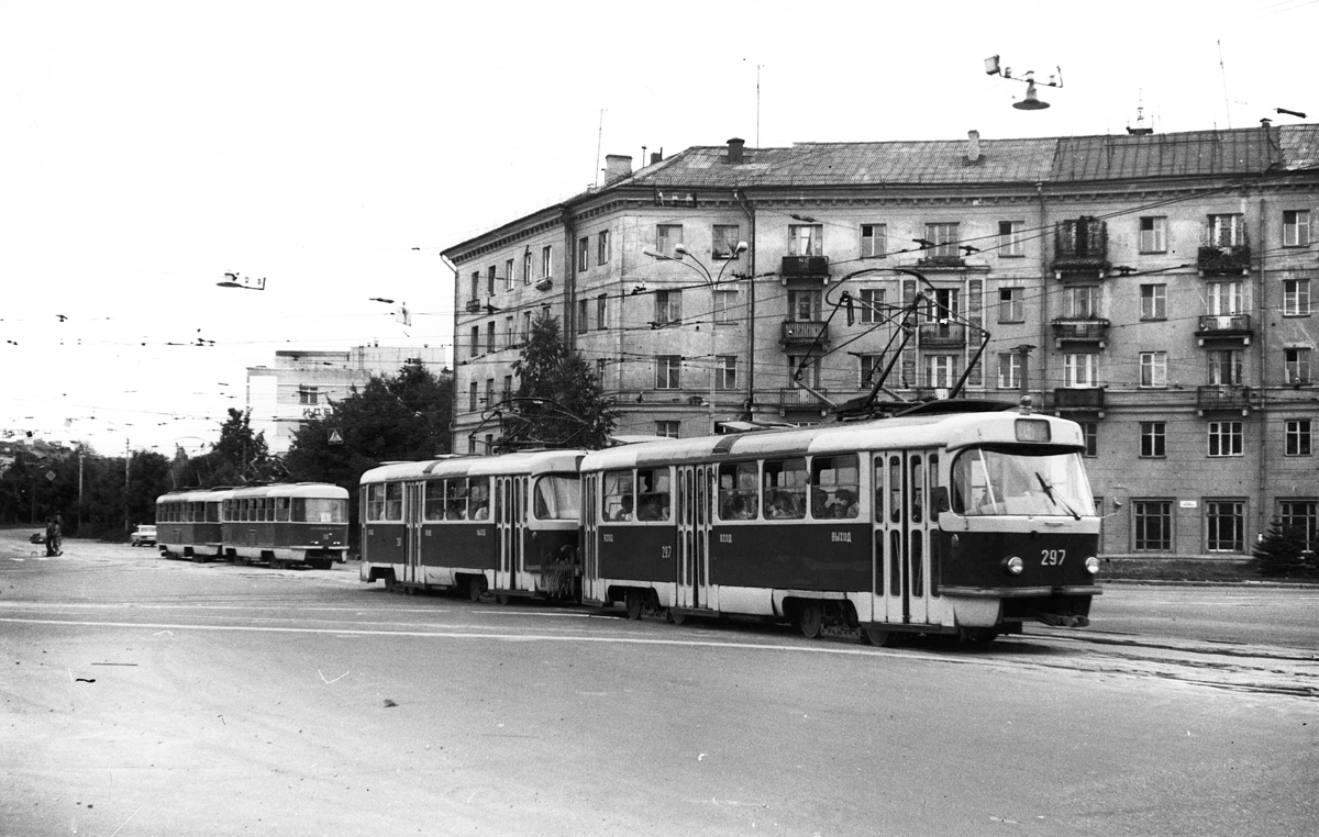 Тверь, Tatra T3SU № 297; Тверь — Старые фотографии (1917—1991); Тверь — Трамвайные линии: Центральный район