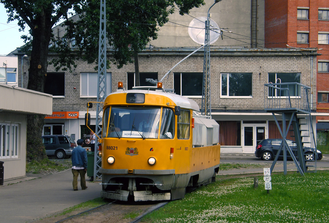 Riga, Tatra T3SU (2-door) č. 88021