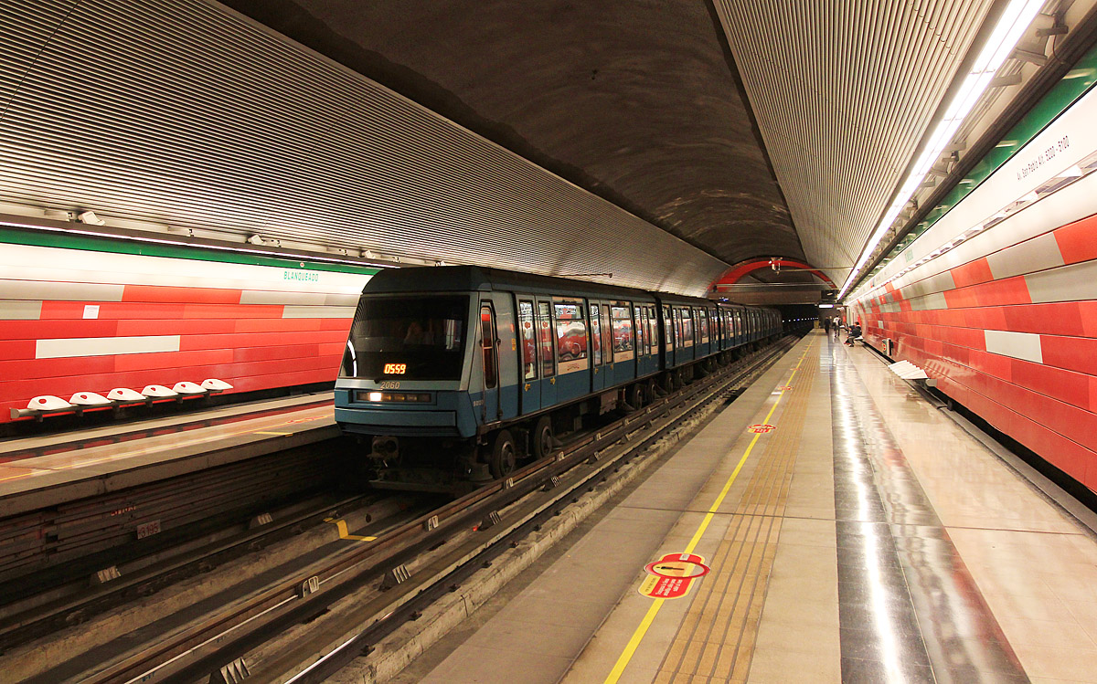 Santiago, Alstom NS-93 Nr 2060; Santiago — Metro — Line 5