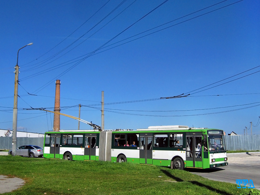 Ternopil, Škoda 15Tr13/6M № 153; Ternopil — Transport meeting (on Škoda 15Tr # 153), 6.10.2012