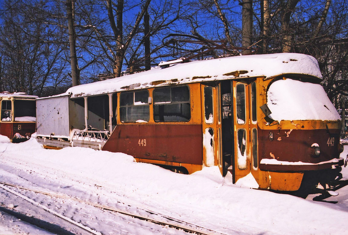 Тверь, Tatra T3SU (двухдверная) № 449; Тверь — Служебные трамваи и специальная техника