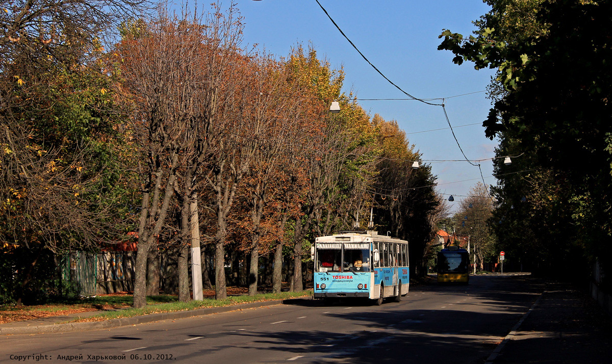 Lviv, Škoda 14Tr89/6 nr. 551