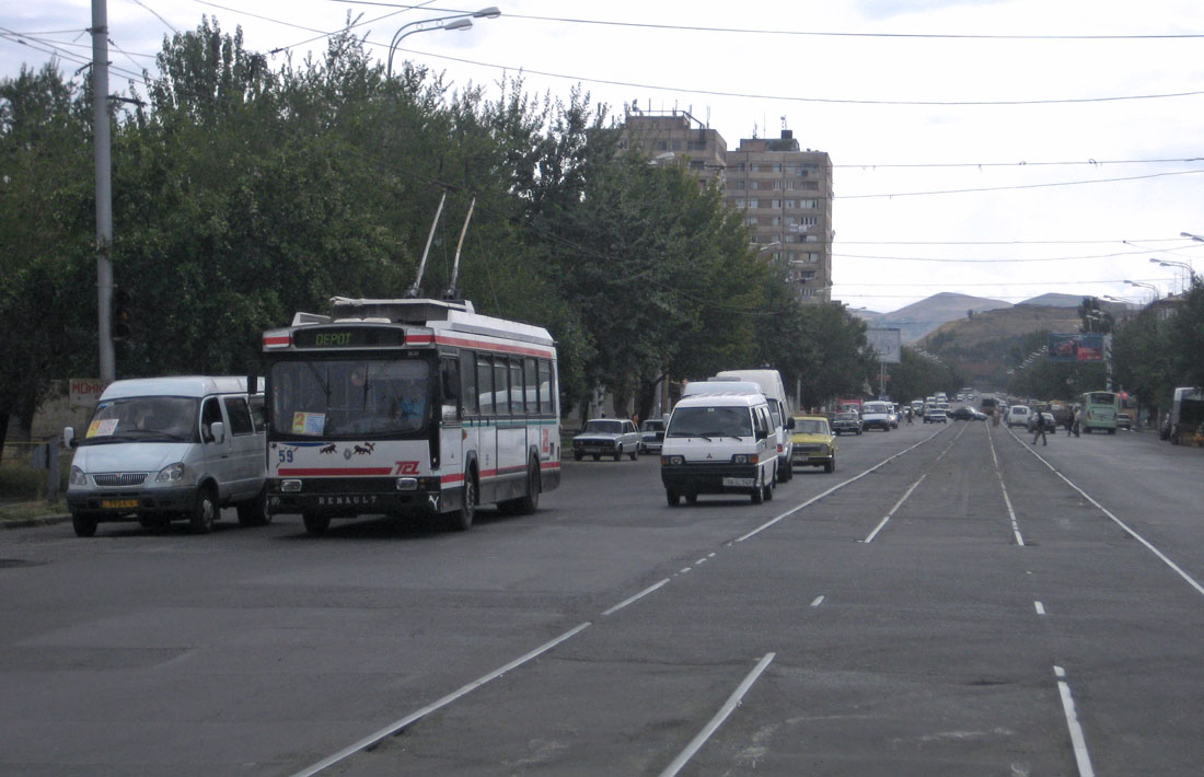 Ереван, Berliet ER100 № 59; Ереван — Закрытые трамвайные линии