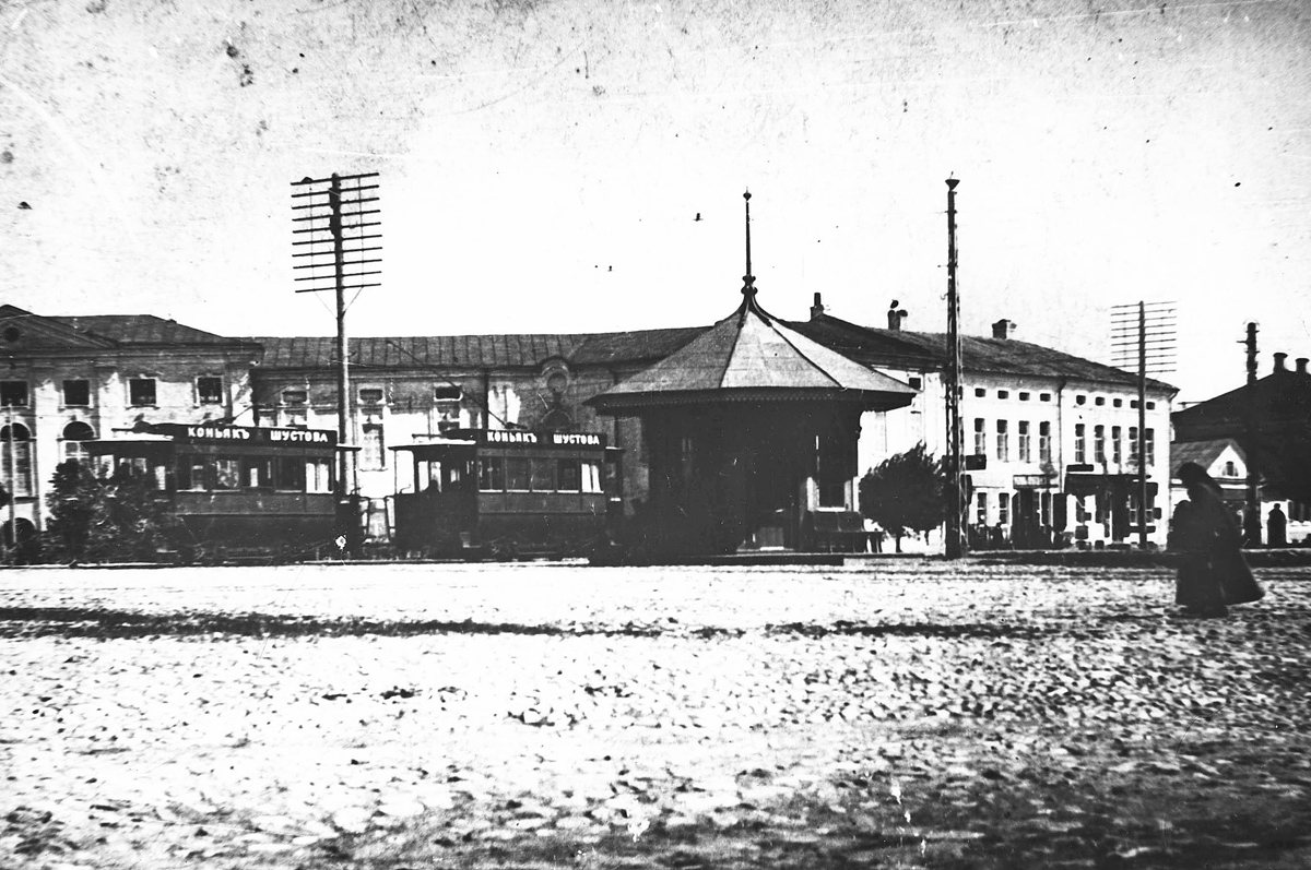 Тверь — Старые фотографии (1901—1917); Тверь — Трамвайные линии: Центральный район