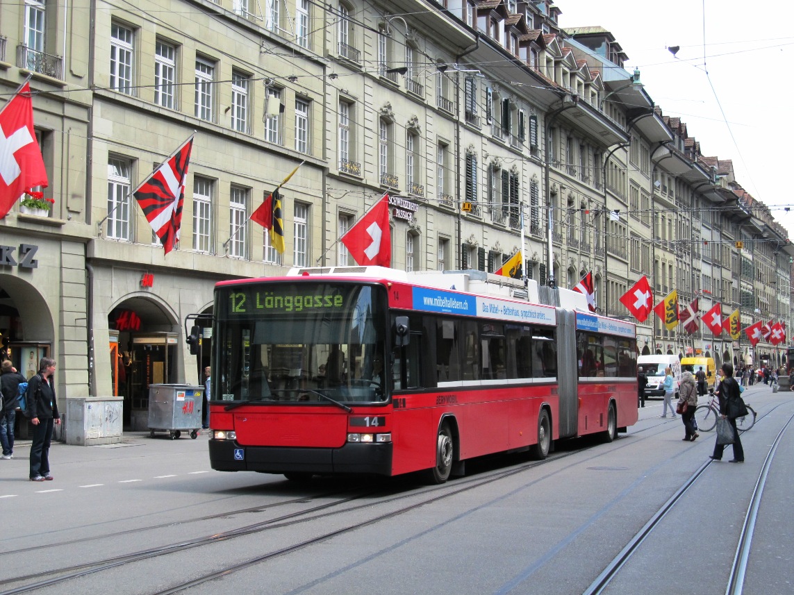 Берн, Hess SwissTrolley 2 (BGT-N1) № 14