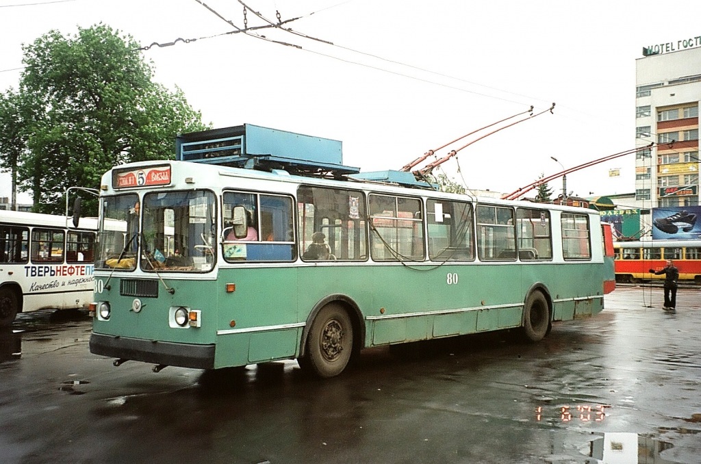 Tver, ZiU-682G-012 [G0A] # 80; Tver — Tver trolleybus in the early 2000s (2002 — 2006)
