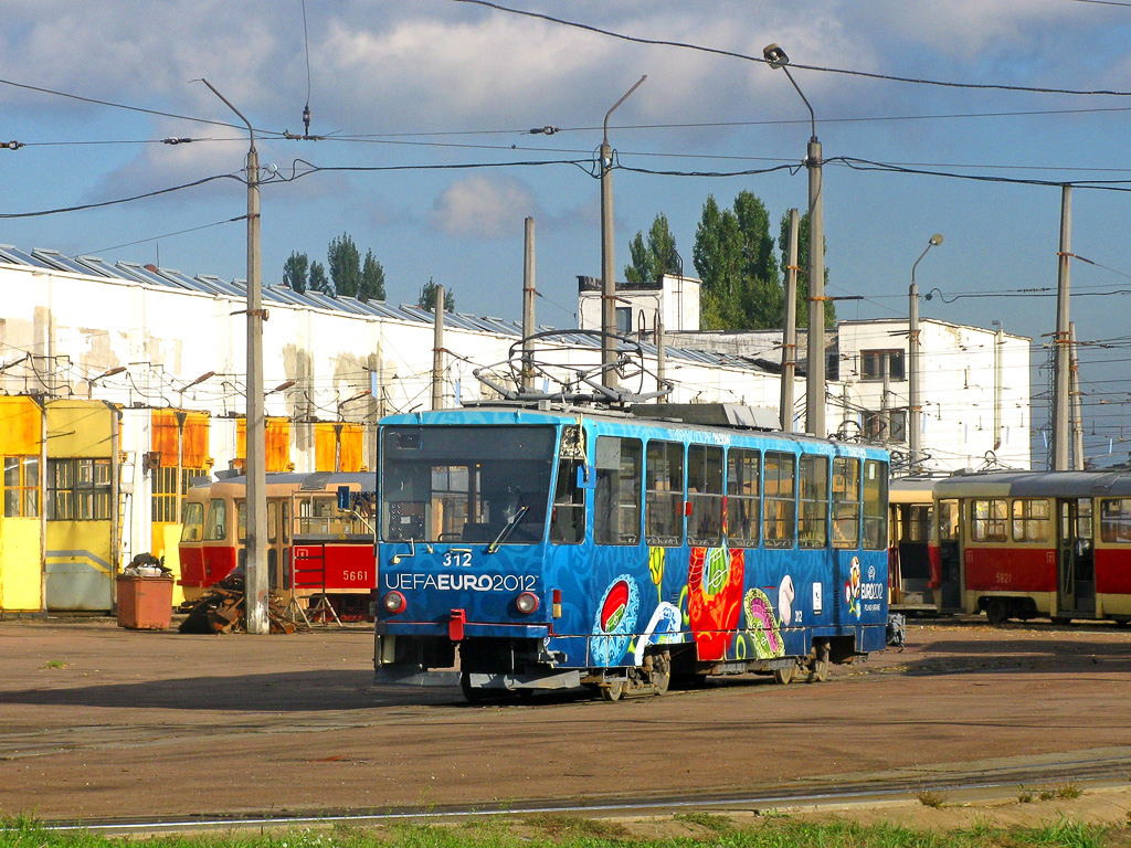 Киев, Tatra T6B5SU № 312