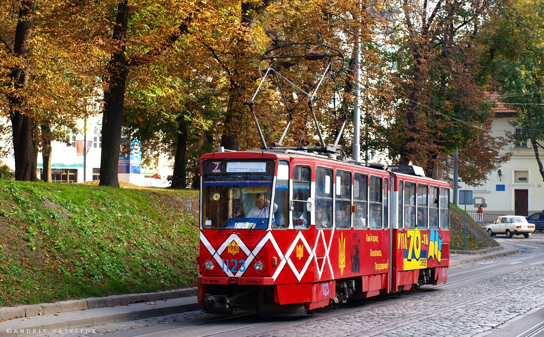 Львов, Tatra KT4SU № 1123