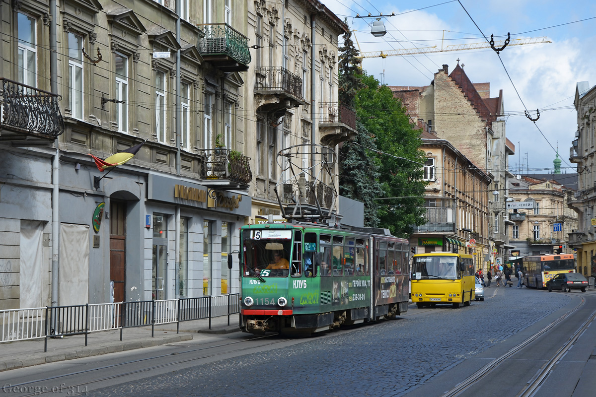 Lviv, Tatra KT4D # 1154