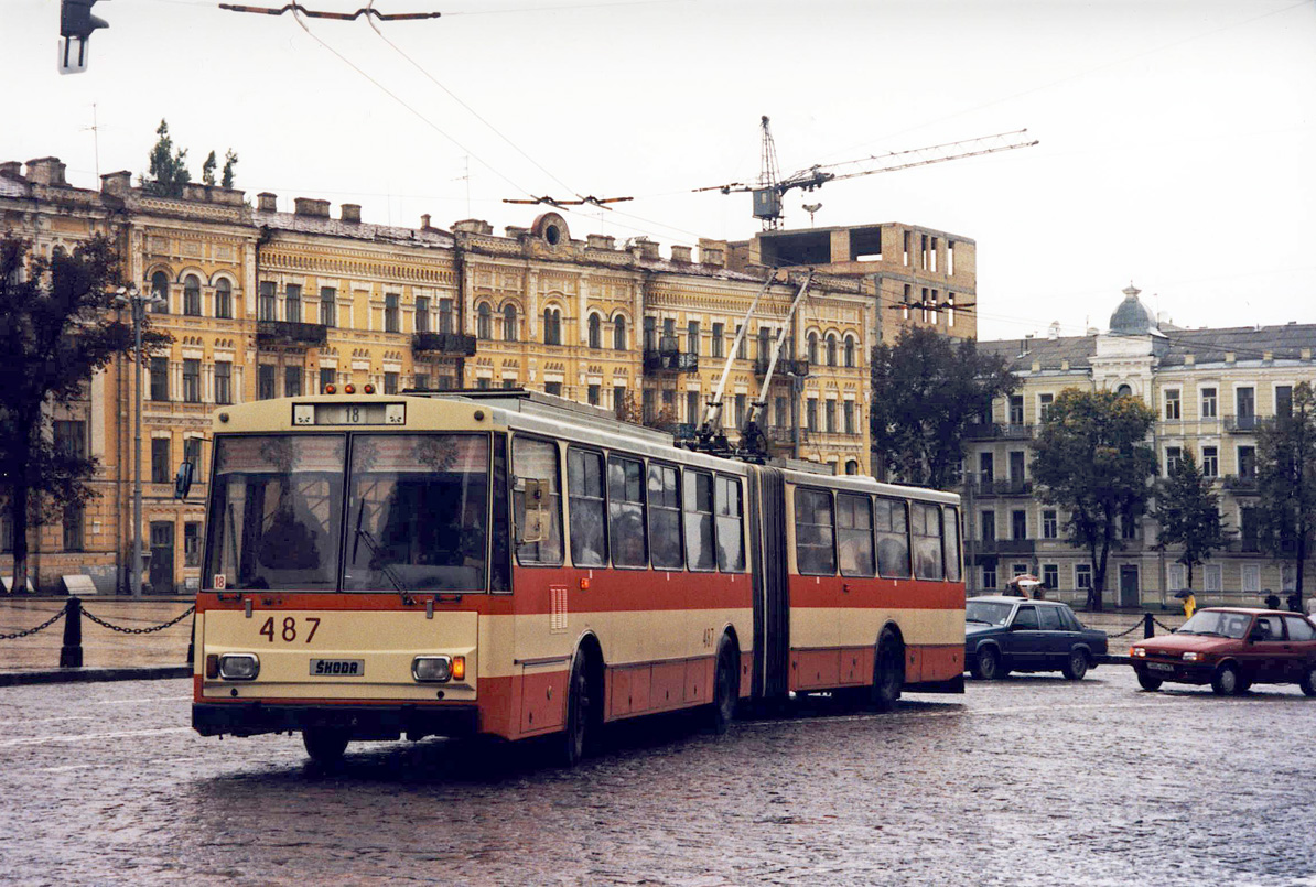 Киев, Škoda 15Tr03/6 № 487; Киев — Исторические фотографии