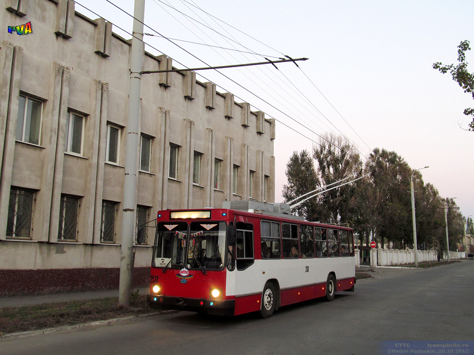 Dnipro, YMZ Т2 mod. 7 N°. 2538; Dnipro — The ride on trolleybuses UMZ-T2 and UMZ-E186  20.10.2013